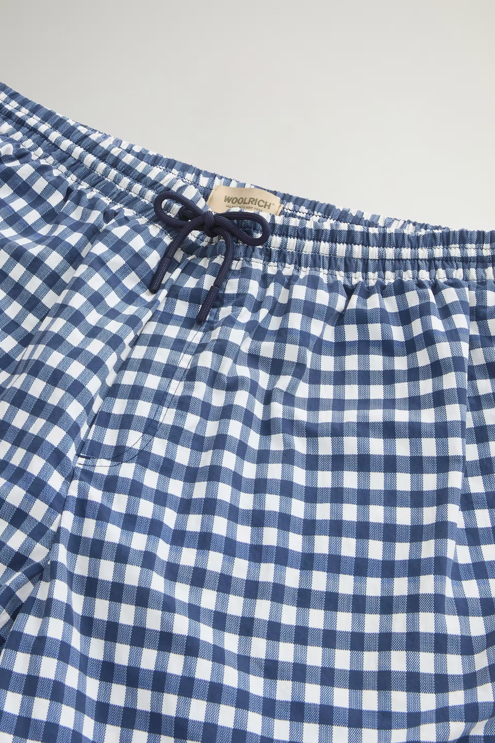 Woolrich Costume da Bagno in Nylon Uomo Scacchi Blu