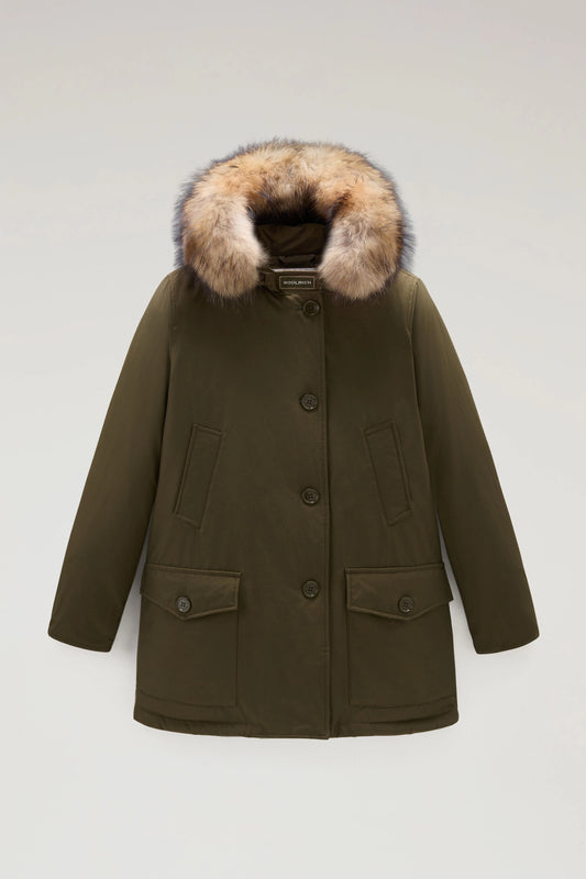 Woolrich Parka con Quattro Tasche Donna W'S Arctic Parka DF Verde Scuro