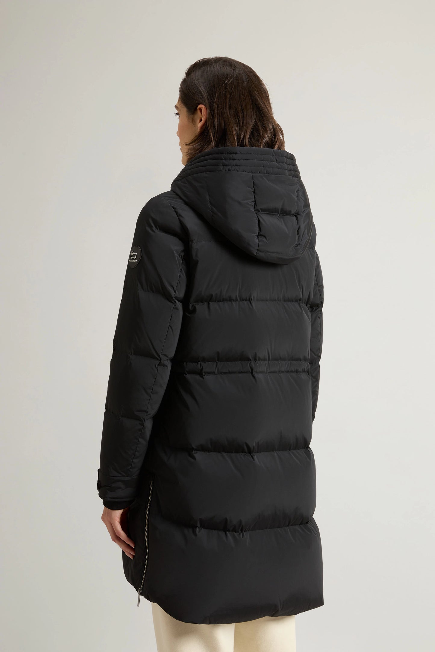 Woolrich Piumino Lungo Donna Alsea Puffy Park Nero