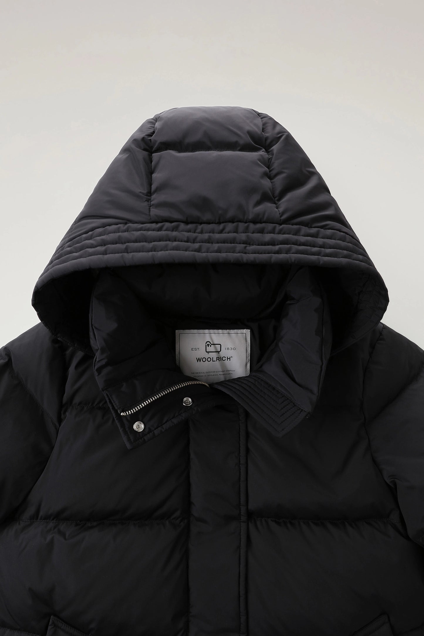 Woolrich Piumino Lungo Donna Alsea Puffy Park Nero