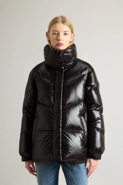 Woolrich Piumino Donna Aliquippa Puffer Jacket Nero