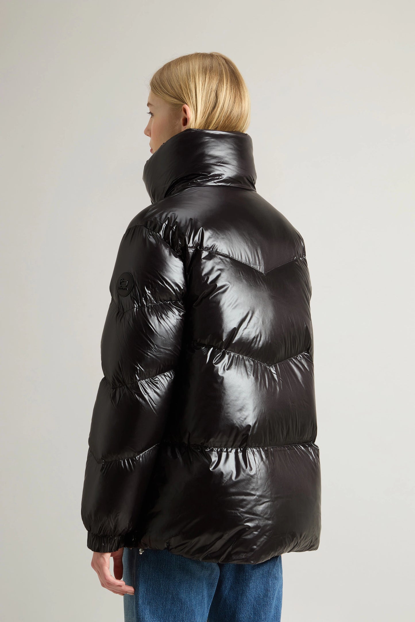 Woolrich Piumino Donna Aliquippa Puffer Jacket Nero