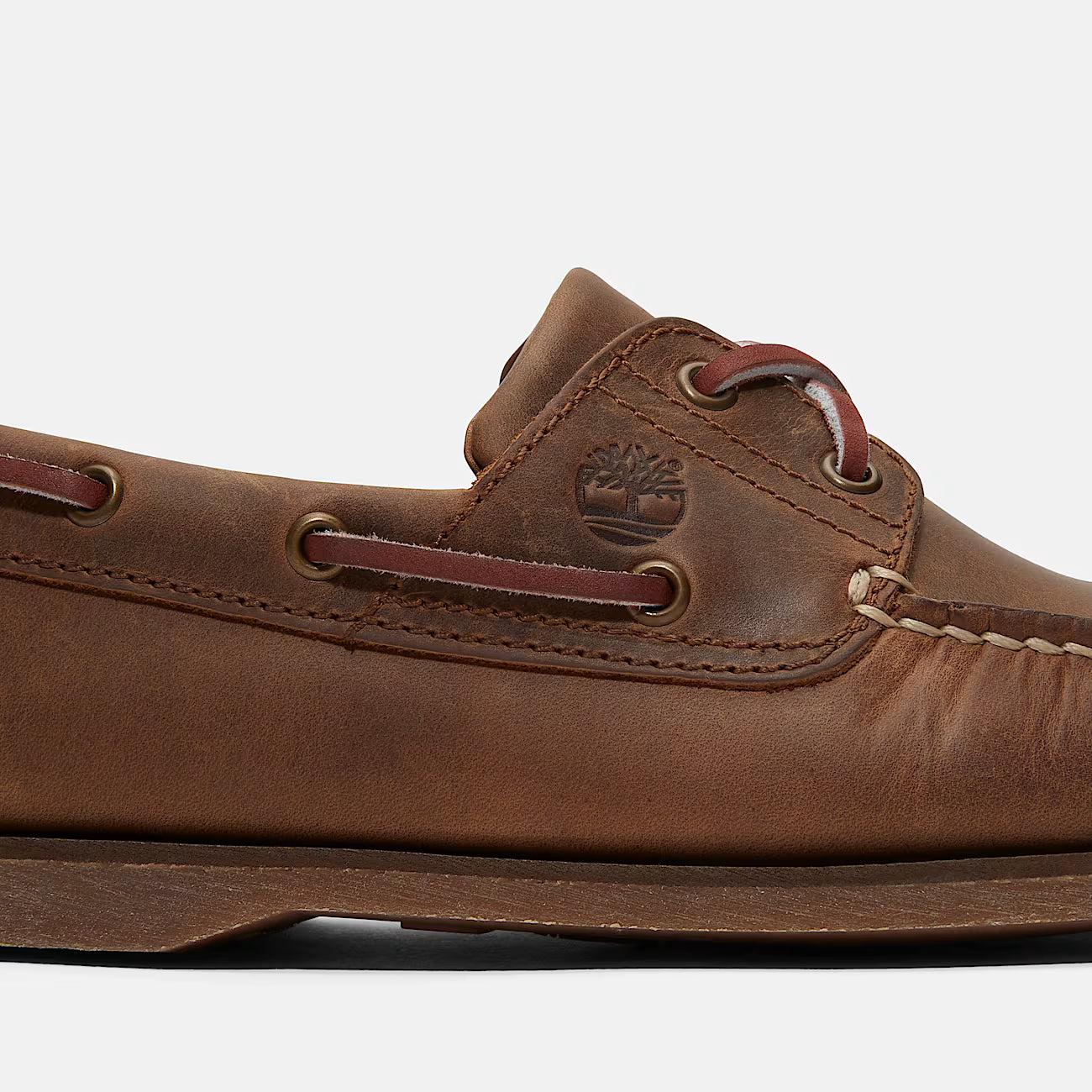 Timberland Scarpa da Barca in Pelle Classic 2-Eye Uomo Marrone