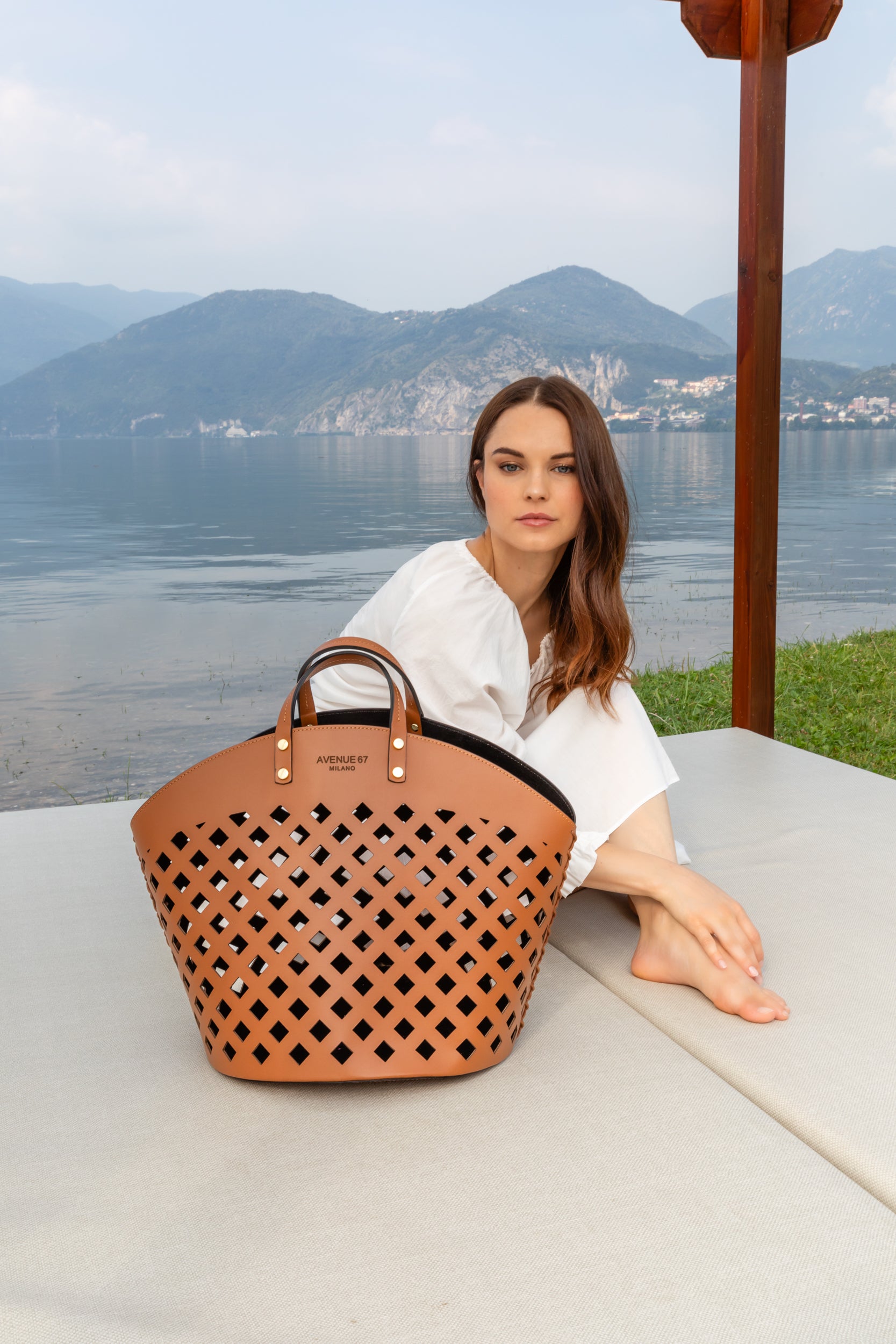 Avenue 67 Borsa in Pelle Donna Eliza Cuoio