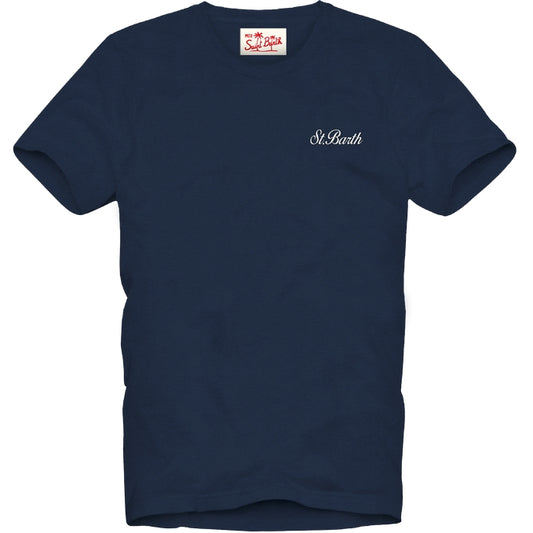 MC2 Saint Barth T-Shirt in Spugna Gary Uomo Blu