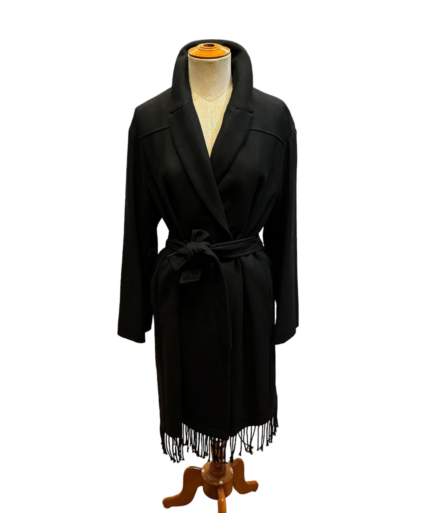 SEMICOUTURE - Cappotto con frange