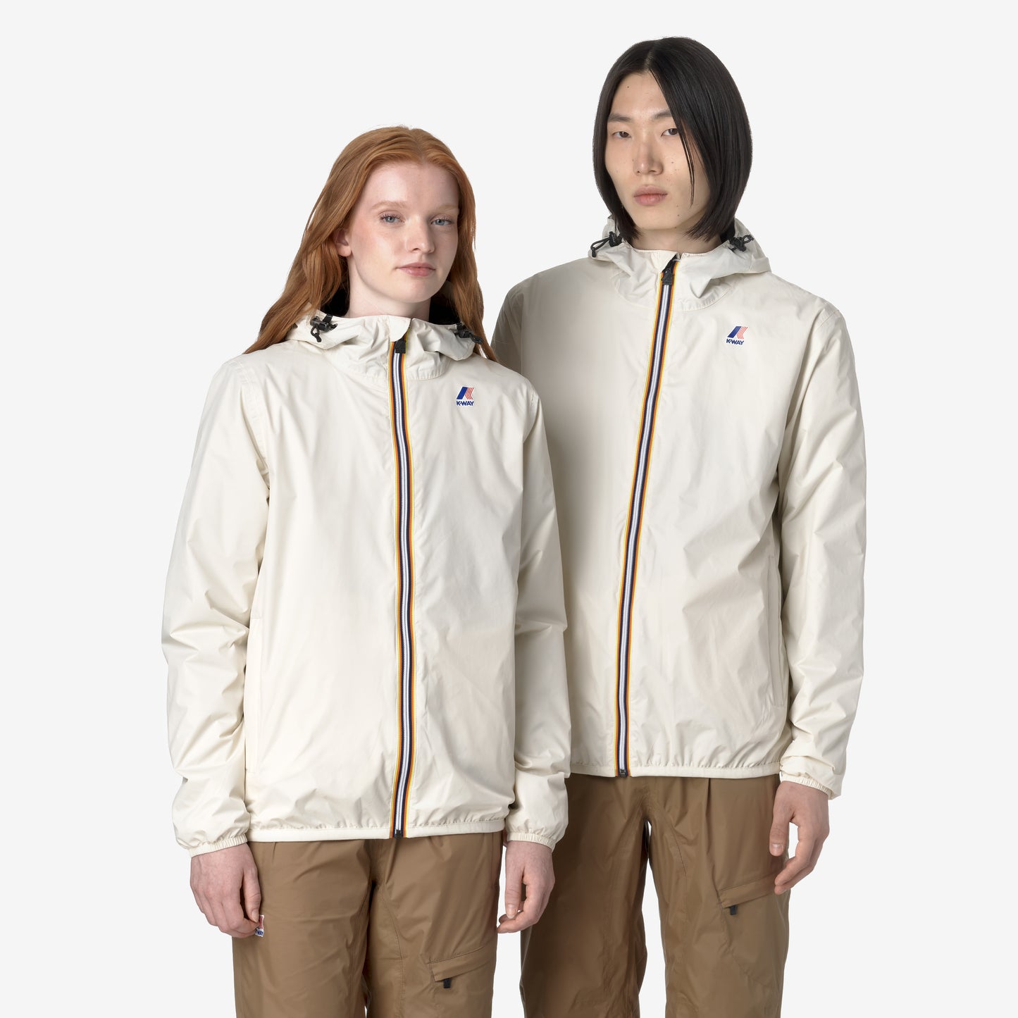 K-Way Giacca in Nylon Le Vrai 3.0 Claude Warm Unisex Beige Arctic