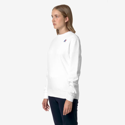 K-Way Felpa Le Vrai Vilaine Hv Poly Co Unisex White