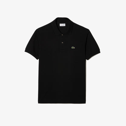 Lacoste Polo Manica Corta in Cotone L 12.12 Uomo Nero