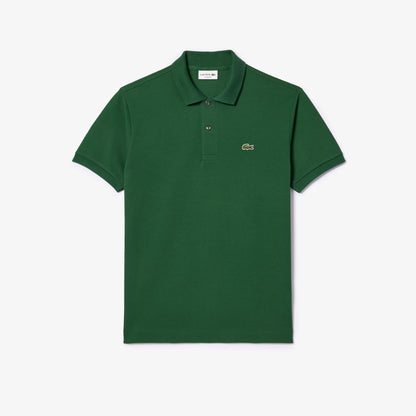 Lacoste Polo Manica Corta in Cotone L 12.12 Uomo Verde