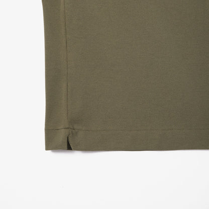 Lacoste Polo Manica Corta in Cotone L 12.12 Uomo Verde Militare