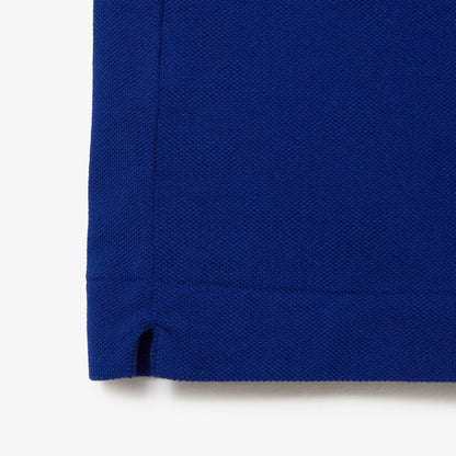 Lacoste Polo Manica Corta in Cotone L 12.12 Uomo Blu