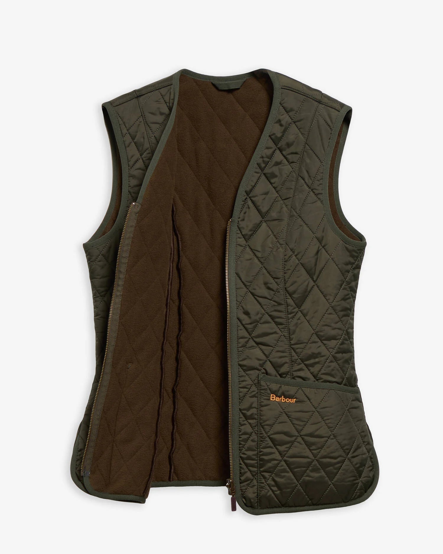 Barbour Gilet/ Fodera in Pile Betty Donna Dark Olive