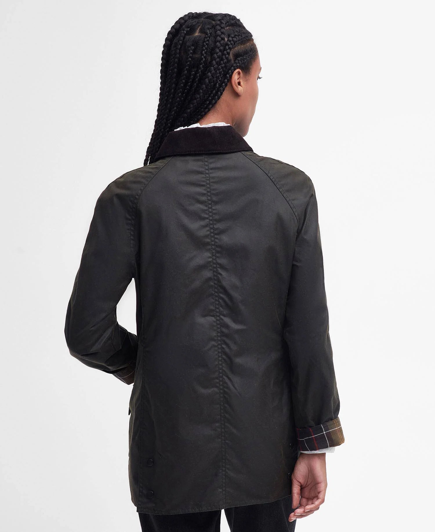 Barbour Giacca Cerata Classic Beadnell Donna Olive Classic
