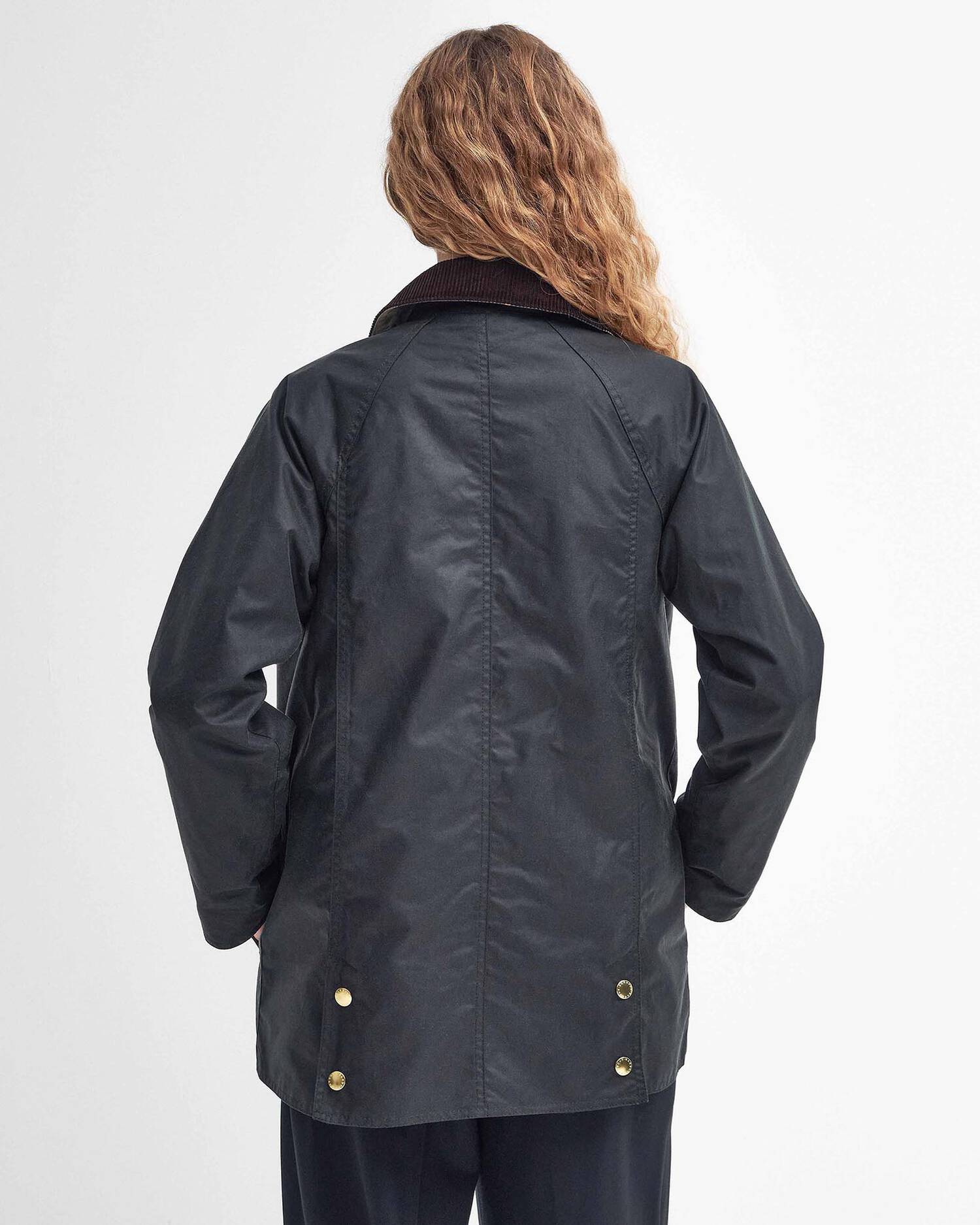 Barbour Giacca Cerata Modern Beadnell Donna Sage Ancient