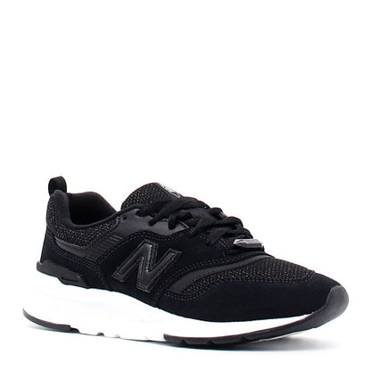 New Balance Sneakers in Pelle Scamosciata e Mesh Donna CW997HJB Nero