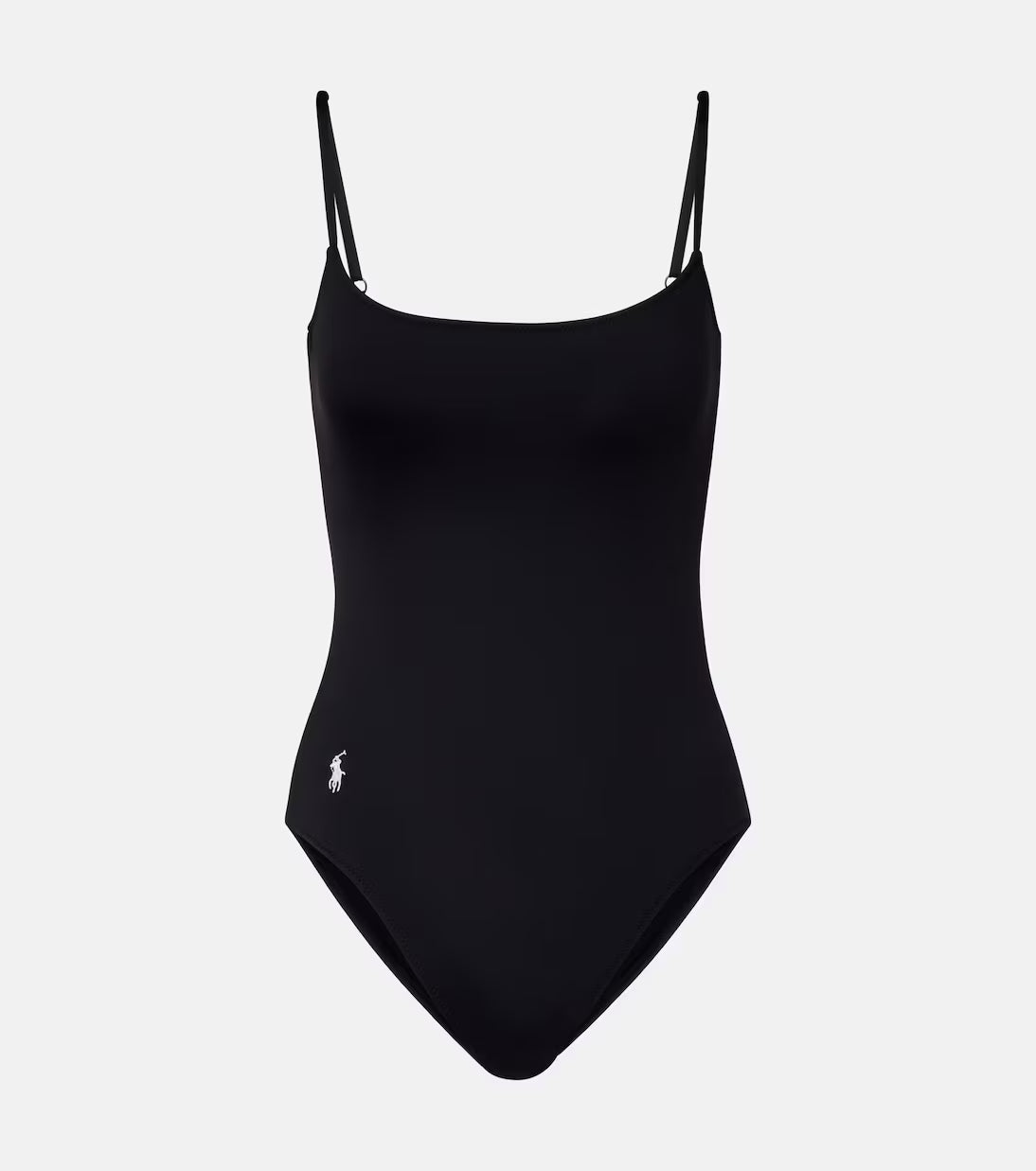 Polo Ralph Lauren Costume Intero con Spalline Regolabili Kennedy Donna Nero