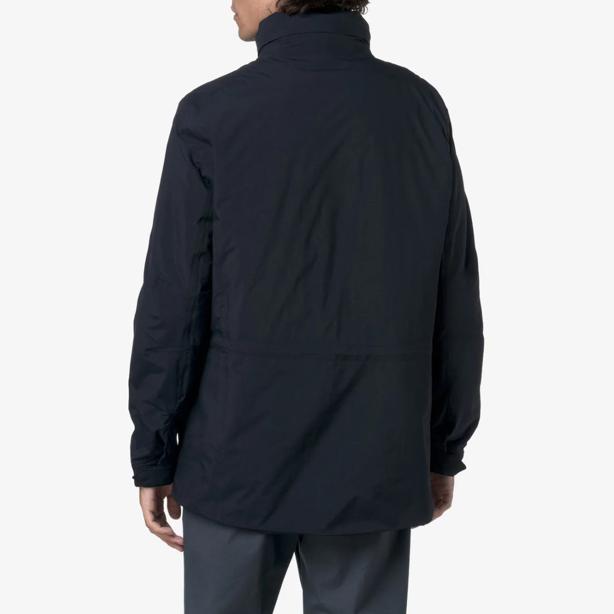 K-Way Giacca Impermeabile con Cappuccio Manuel Warm Ottoman Uomo Blue Depth