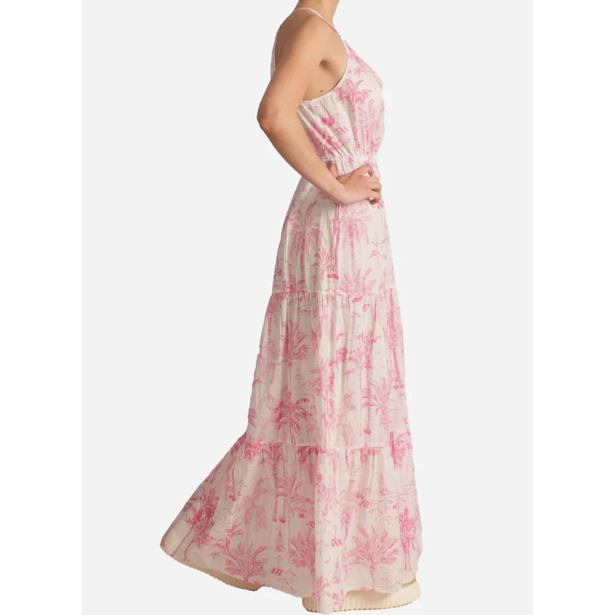 Mc2 Abito Lungo in Cotone Maryam Donna Fantasia Saint Beach Rosa