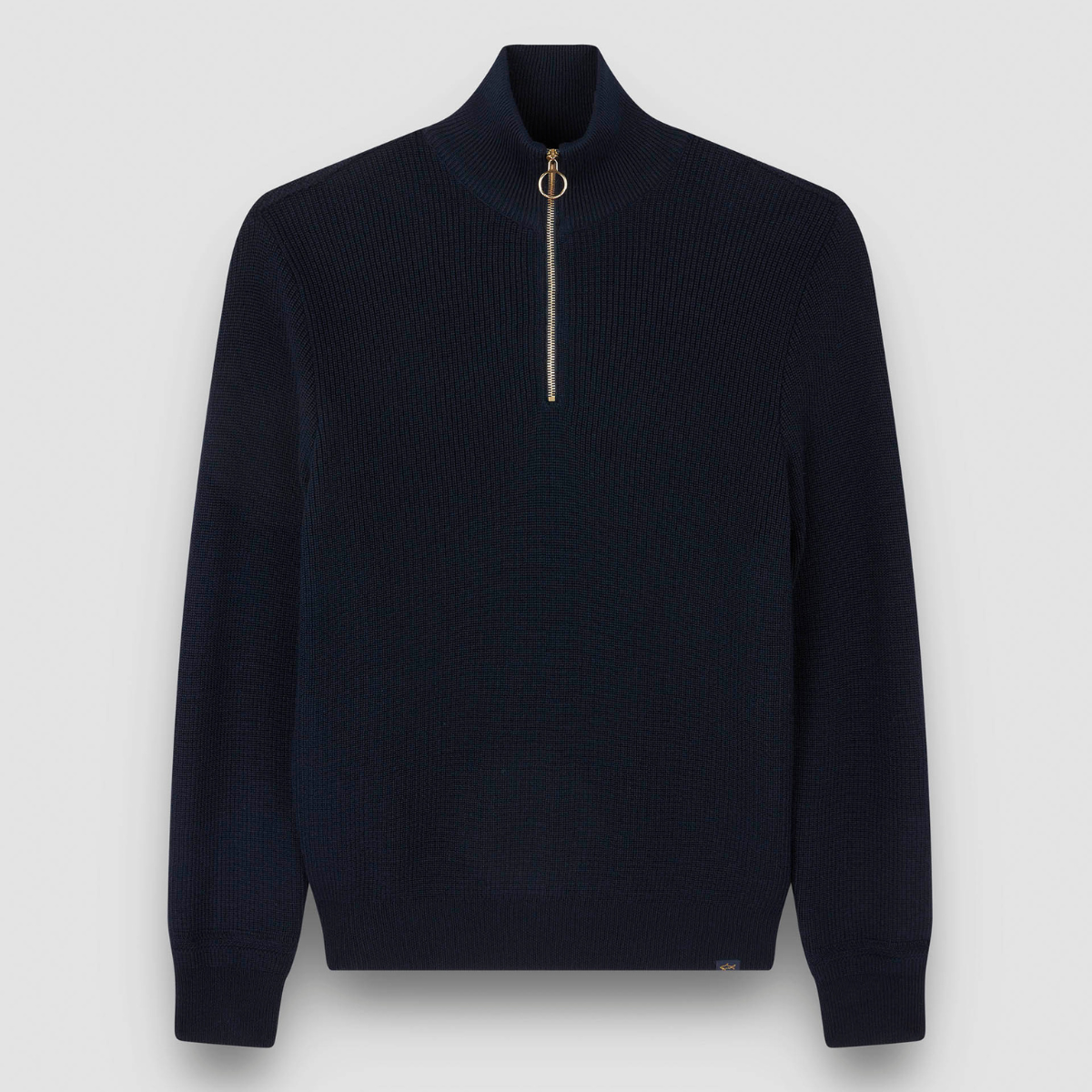 Paul & Shark Maglia in Lana con Mezza Zip Uomo Blu