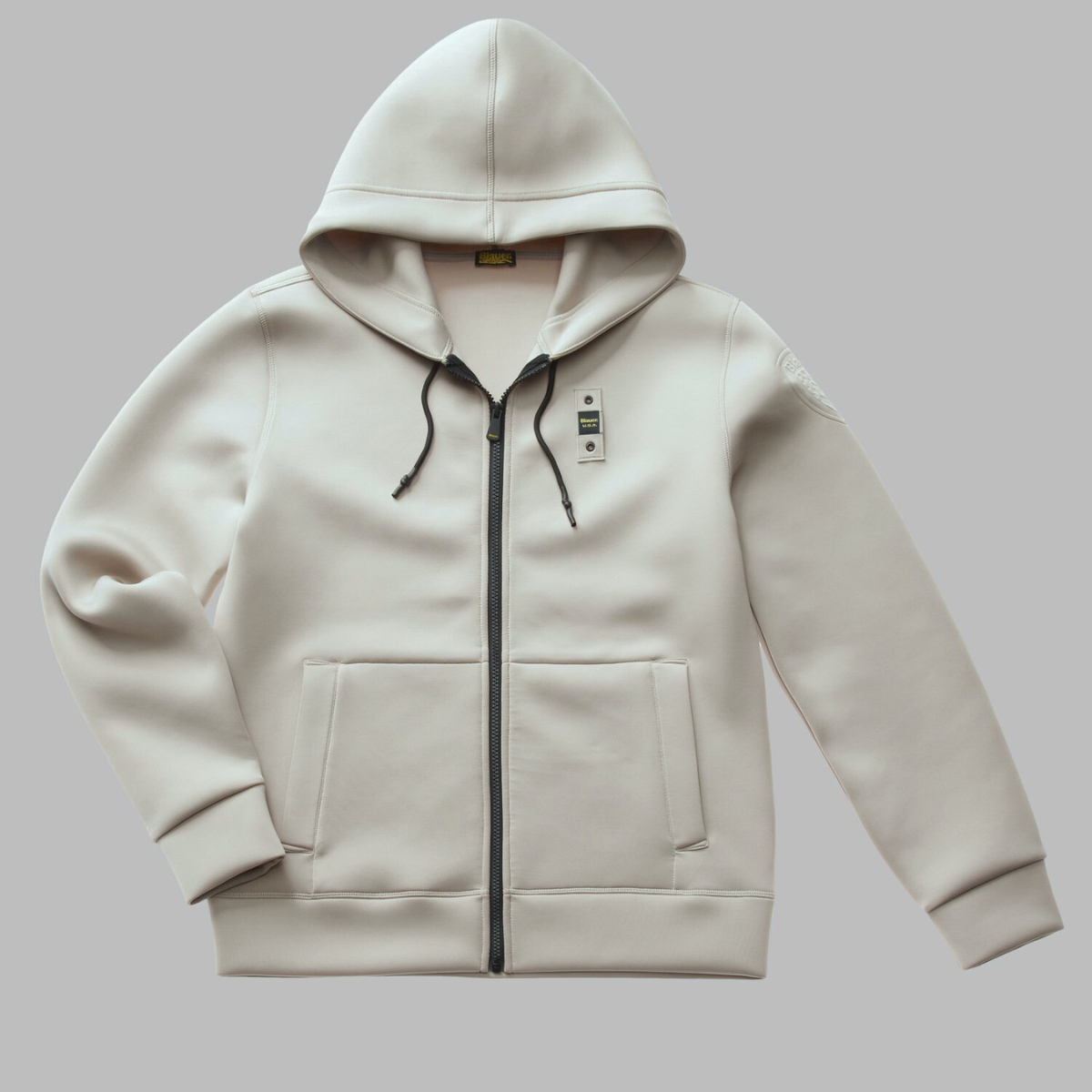 Rajasthan Tour Felpa Uomo Nera Senza Cappuccio Pile Napapijri Uomo