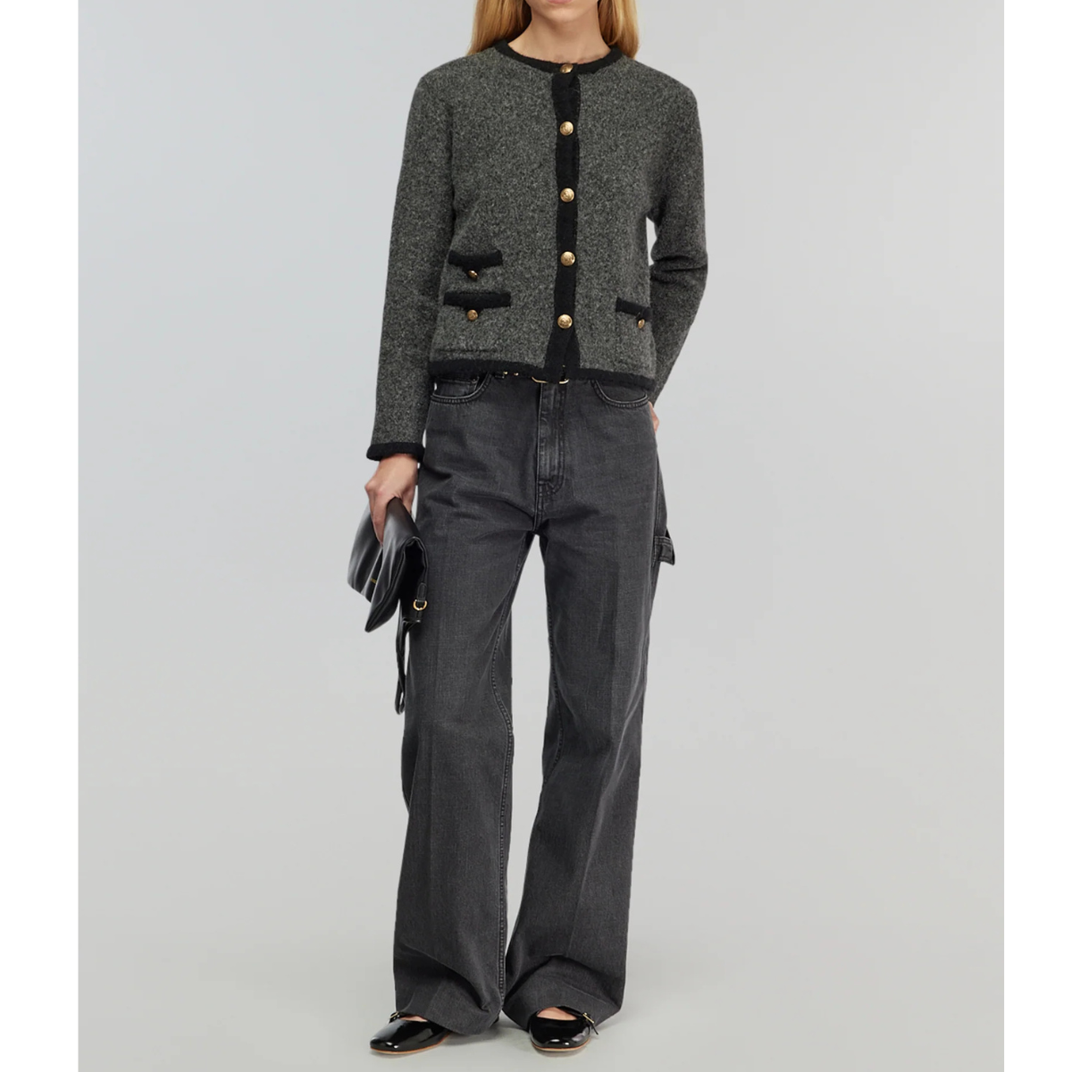 Semicouture Giacca in Misto Alpaca Dulcinea Donna Antracite