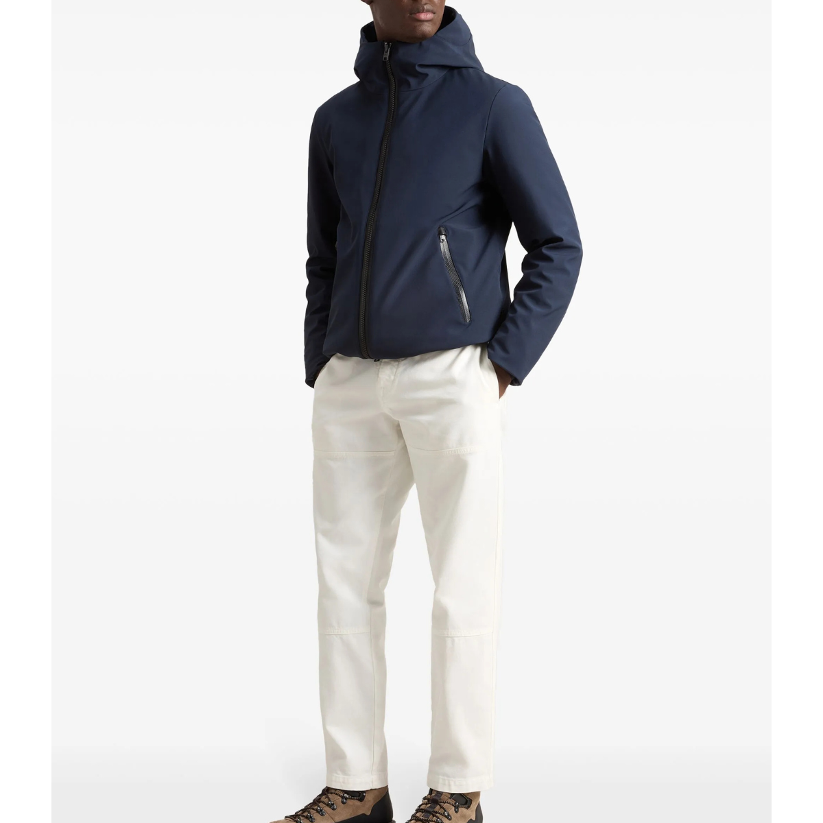 Woolrich Giacca Soft Shell Pacific Uomo Melton Blue