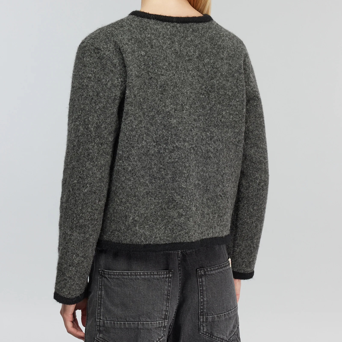 Semicouture Giacca in Misto Alpaca Dulcinea Donna Antracite