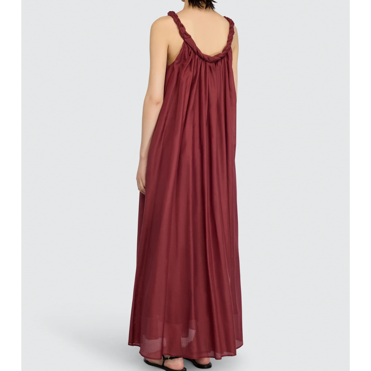 Semicouture Abito in Cotone Lungo Aura Donna Barolo