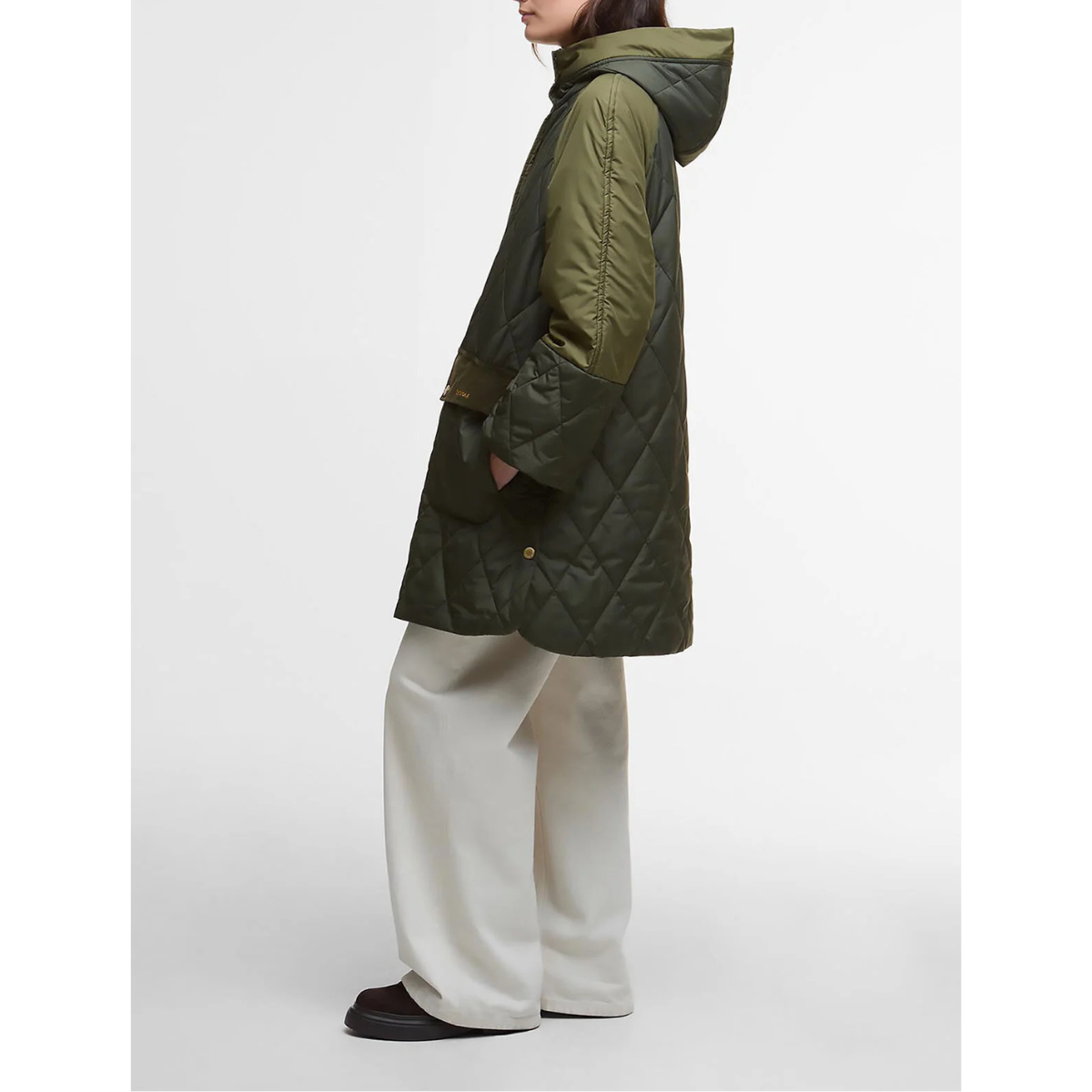 Barbour Giacca Trapuntata Elspeth Quilted Jacket Donna Verde Oliva