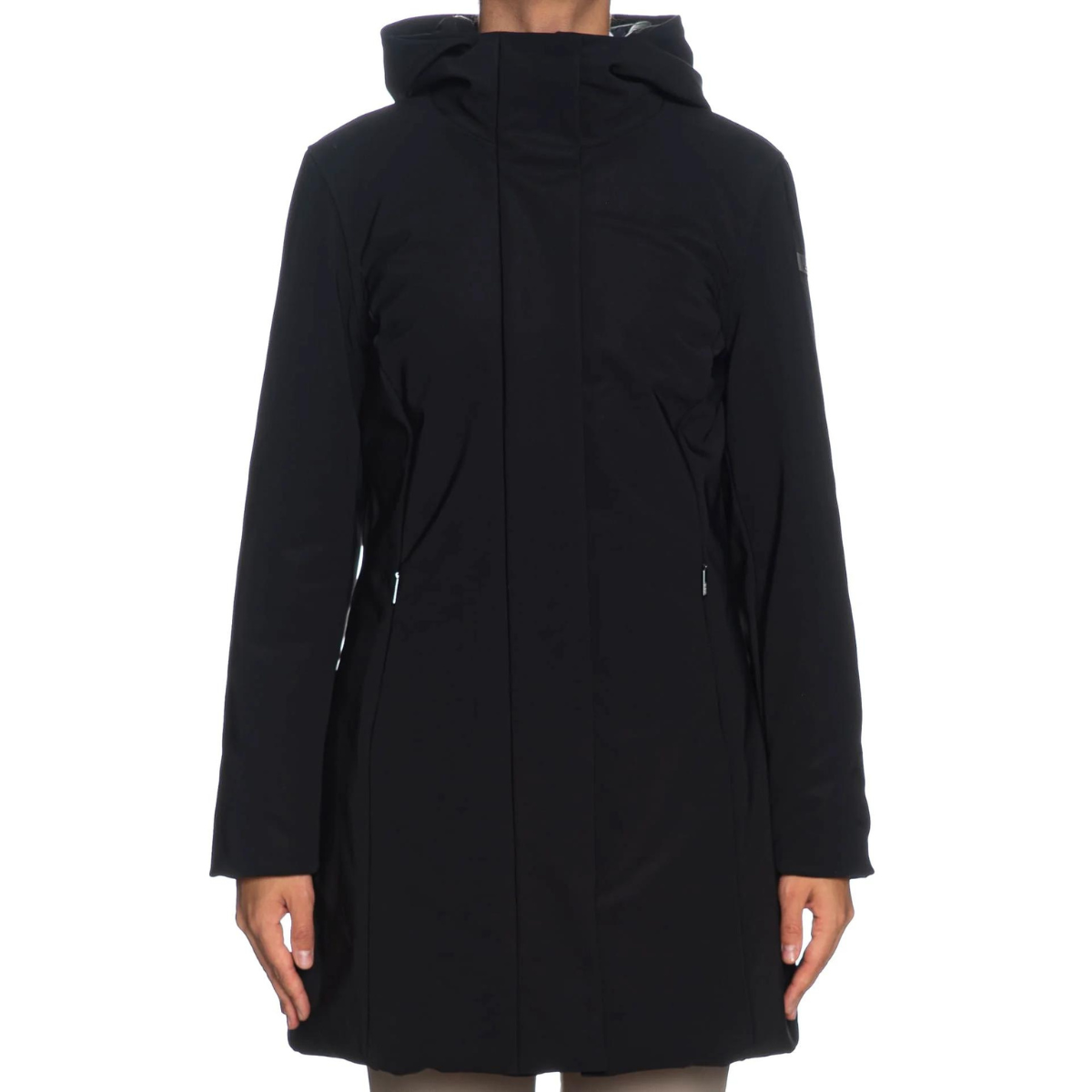 RRD Cappotto Imbottito Donna Winter Long Lady Nero