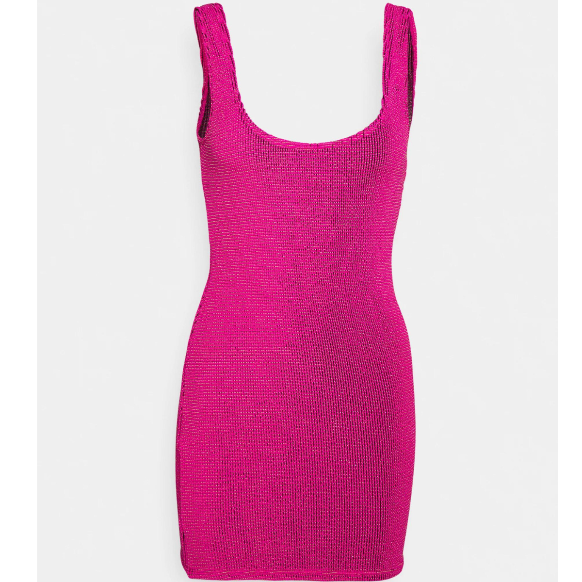 MC2 Saint Barth Vestito Mini in Crinkle Deana Donna Fucsia