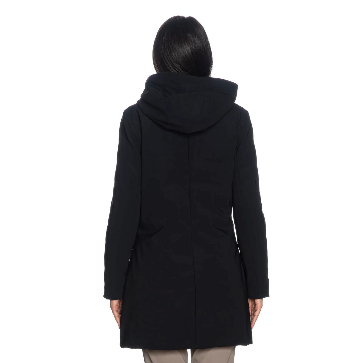 RRD Cappotto Imbottito Donna Winter Long Lady Nero