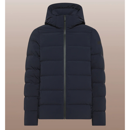 RRD Piumino Corto Uomo Winter Tubic 10 Deta Hood Jkt Blu Scuro