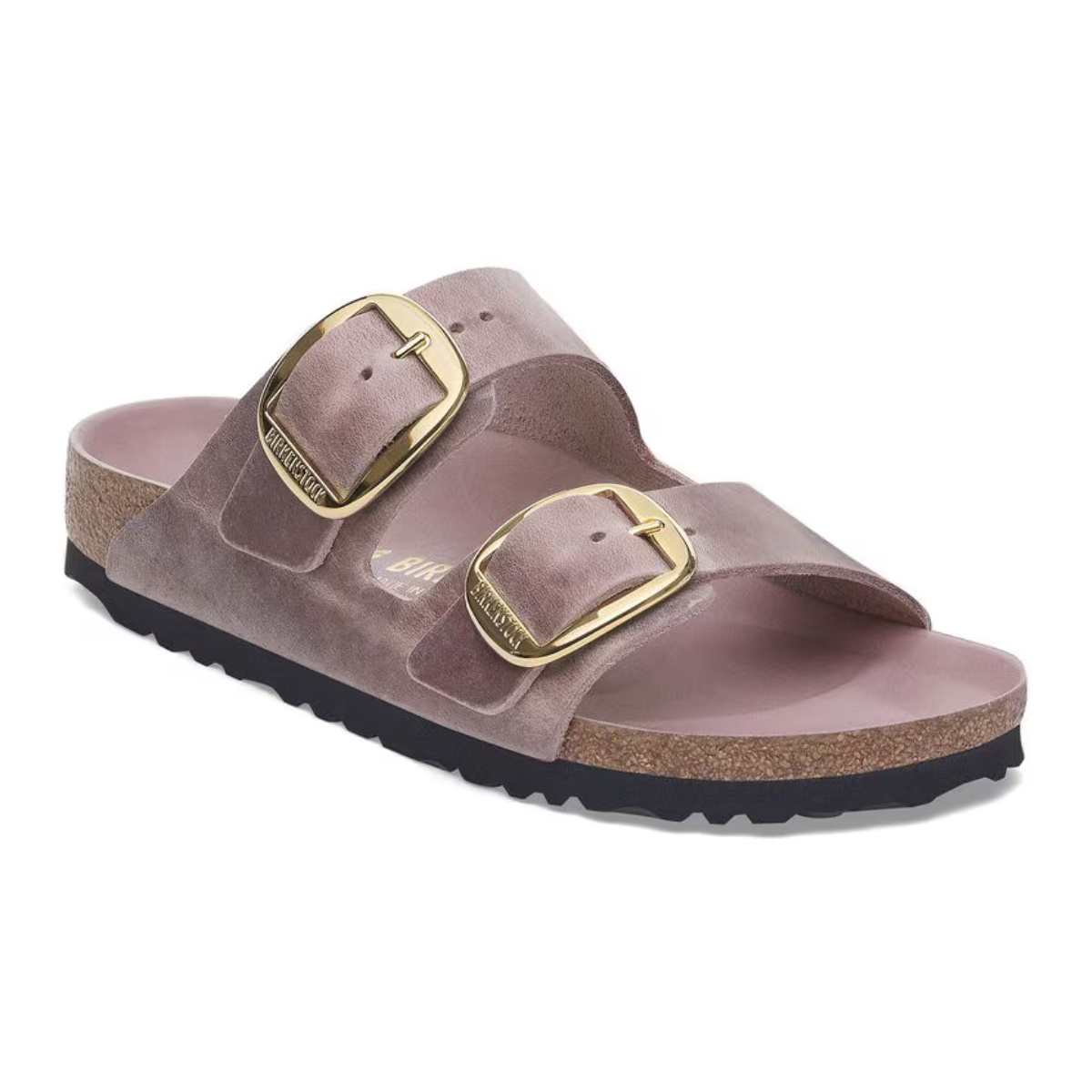 Birkenstock Sandalo in Pelle Oleata Arizona Big Buckle Donna Lavander
