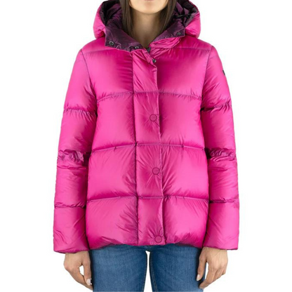 RRD Piumino Corto Donna Superrduck Hood Over Wom Jkt Fucsia