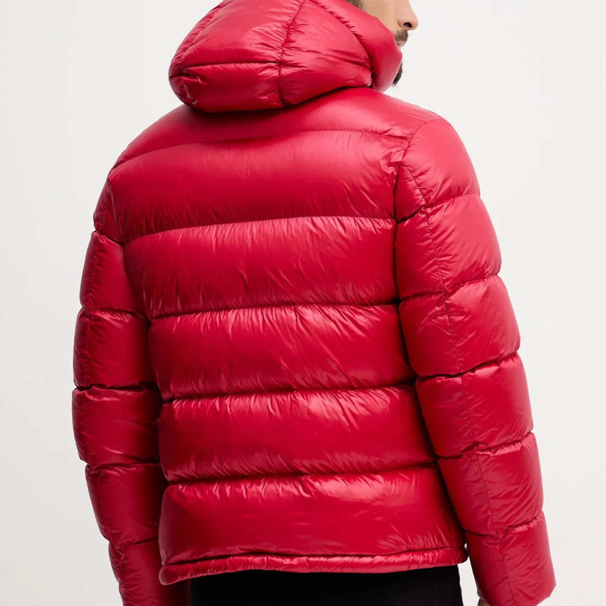 Blauer Piumino Trapuntata in Piuma Clipper Uomo Rosso Sangue