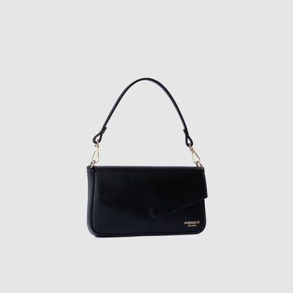 Avenue67 Borsa in Pelle Donna Leonor Nero