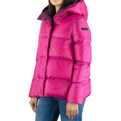 RRD Piumino Corto Donna Superrduck Hood Over Wom Jkt Fucsia