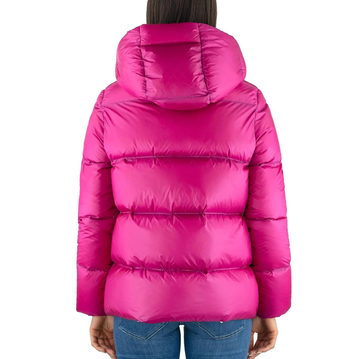 RRD Piumino Corto Donna Superrduck Hood Over Wom Jkt Fucsia