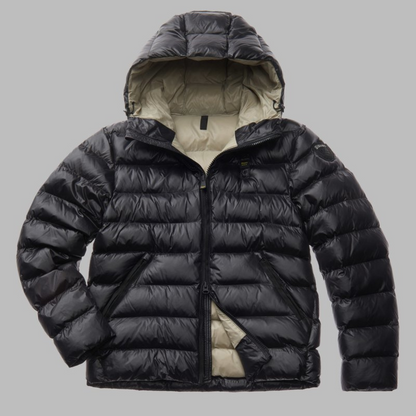 Blauer Giubbetto in Nylon Eco Uomo Adams Nero e Beige