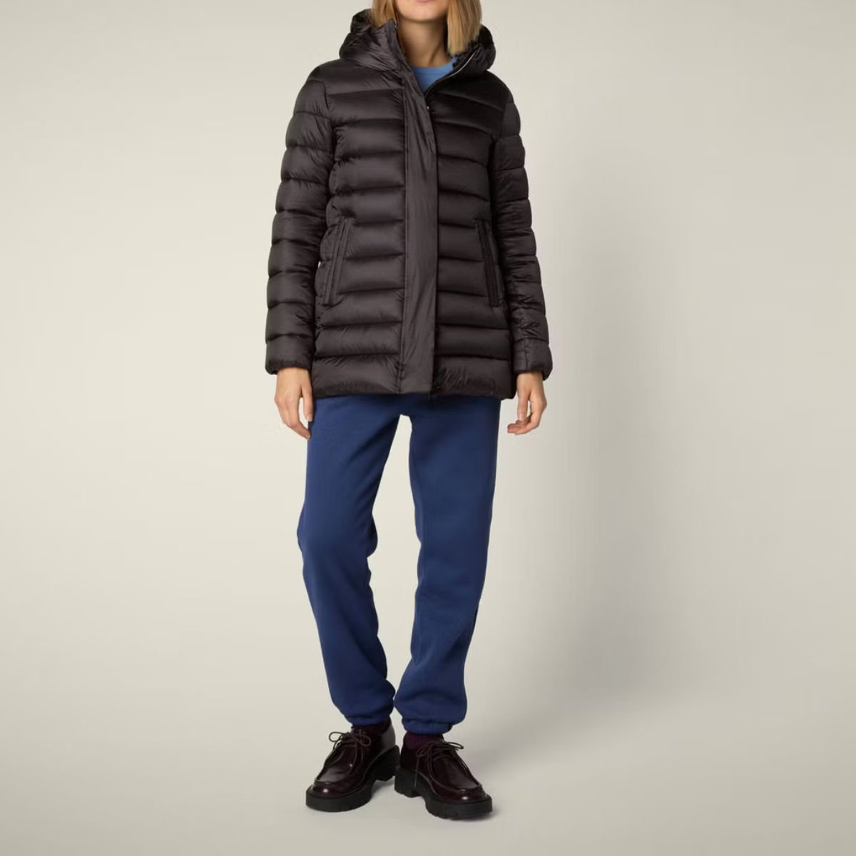 Save the Duck Piumino Donna Drimia Black Brown