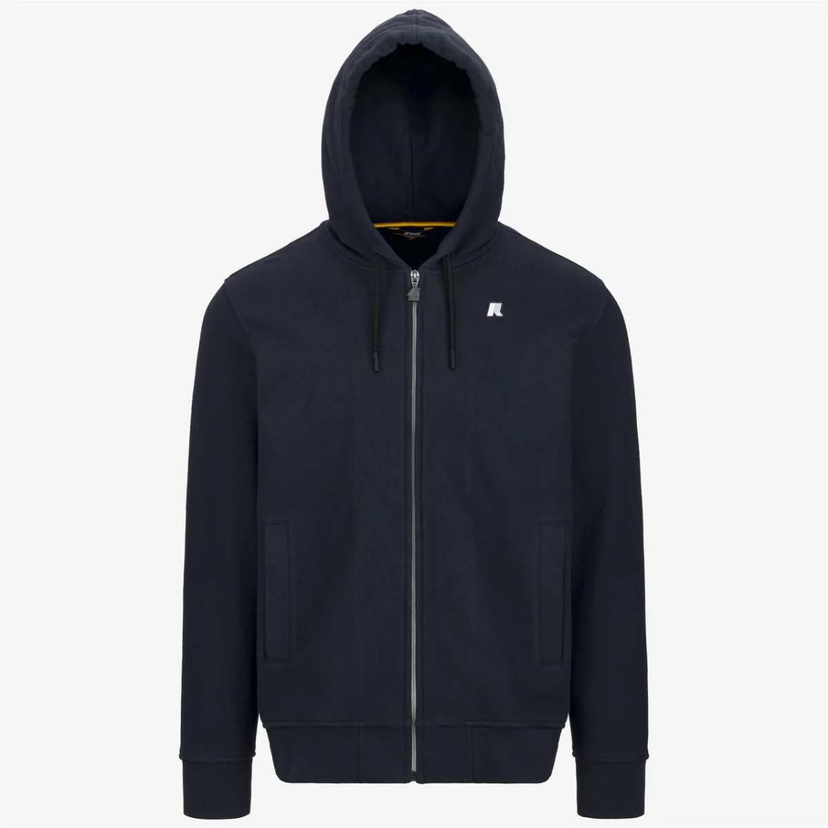 K-Way Felpa in Cotone Uomo Anthony Heavy Fleece Blue Depth