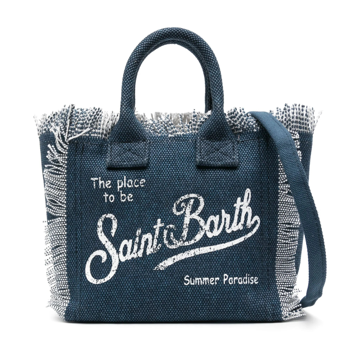 Mc2 Saint Barth Borsa in Cotone Vanity Mini Donna Indigo
