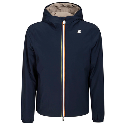 K-Way Giacca Corta Uomo Jack Warm Double Blue Dept, Beige Taupe