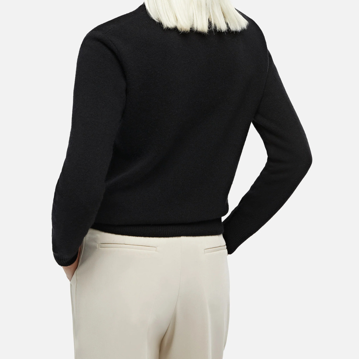 Mc2 Saint Barth Maglione New Queen con Stampa Adoro Donna Nero