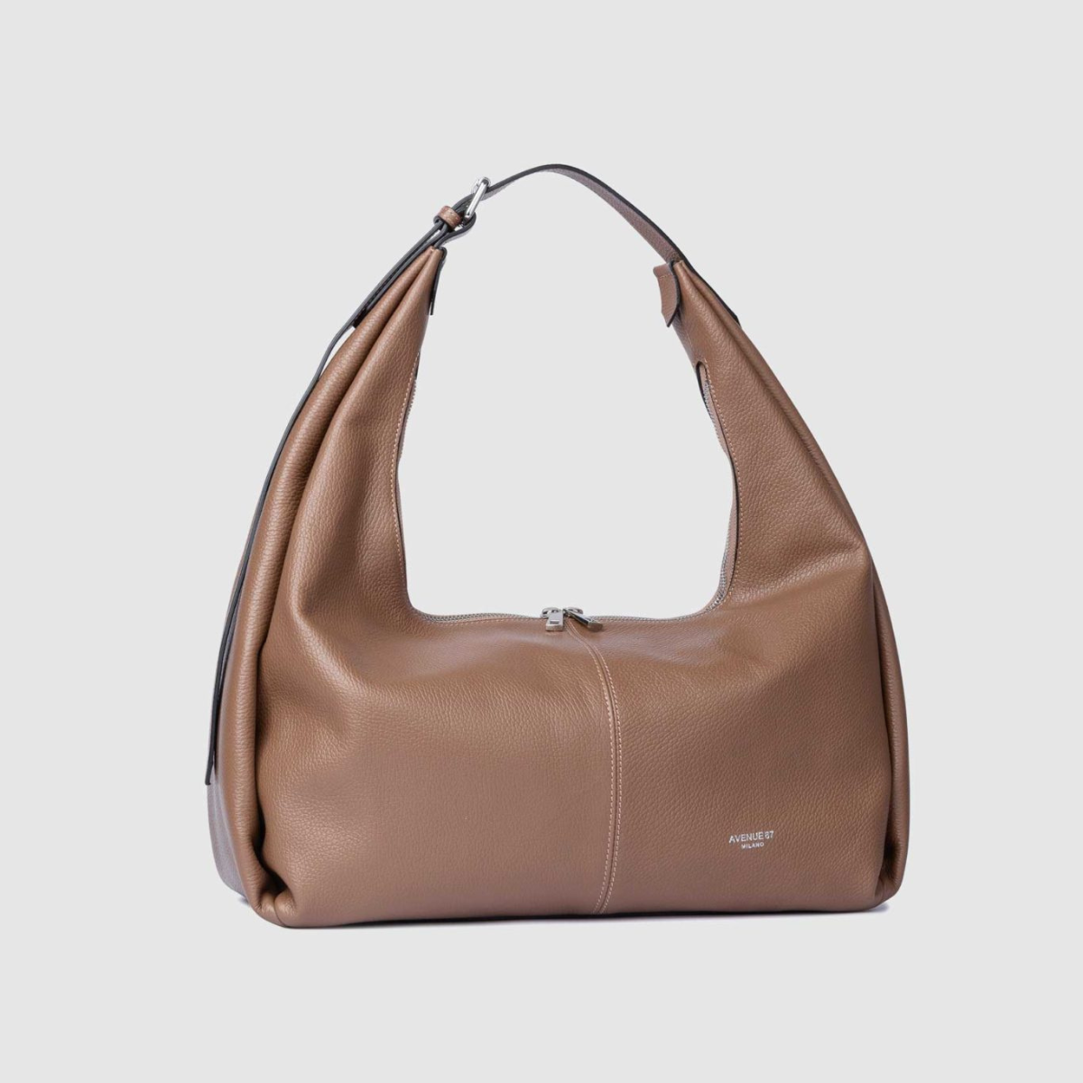 Avenue 67 Borsa in Pelle Donna Amelia Fango