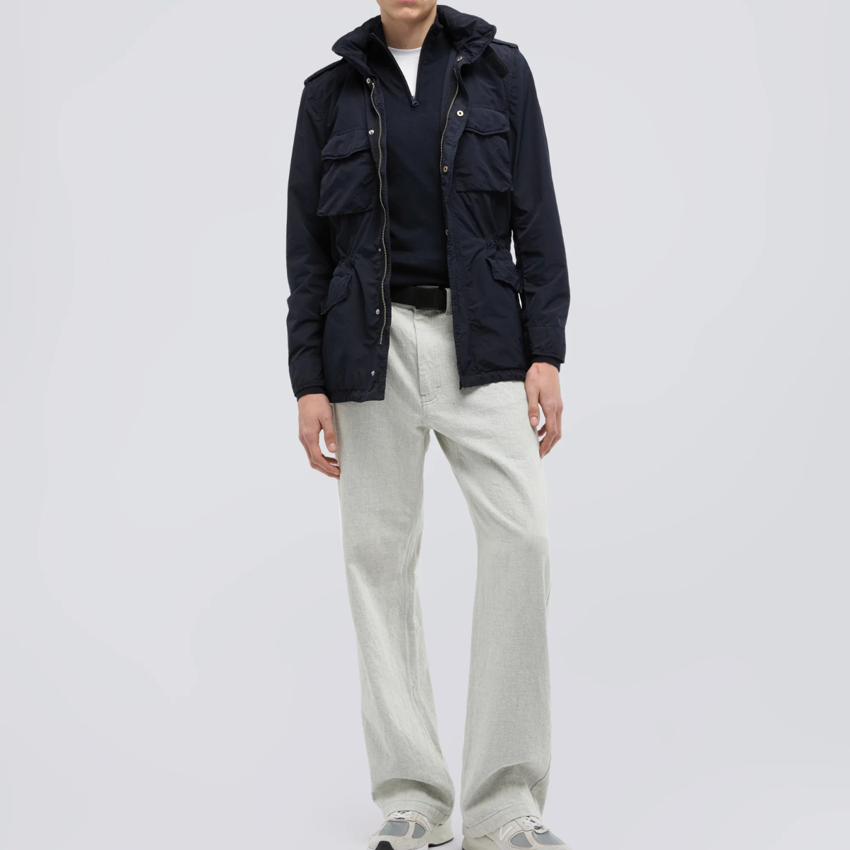Aspesi Giubbotto in Poliestere 65 Replica Uomo Blu Navy