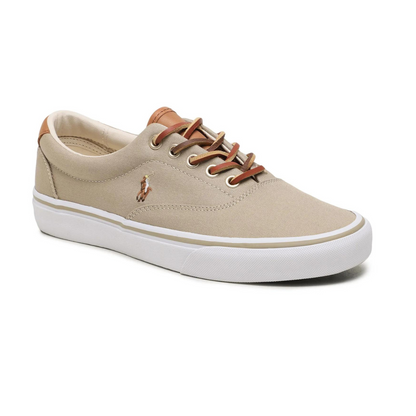 Ralph Lauren Sneakers in Cotone Keaton Uomo Khaki