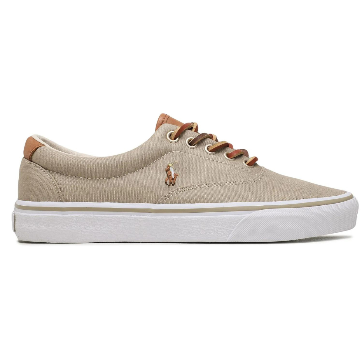 Ralph Lauren Sneakers in Cotone Keaton Uomo Khaki